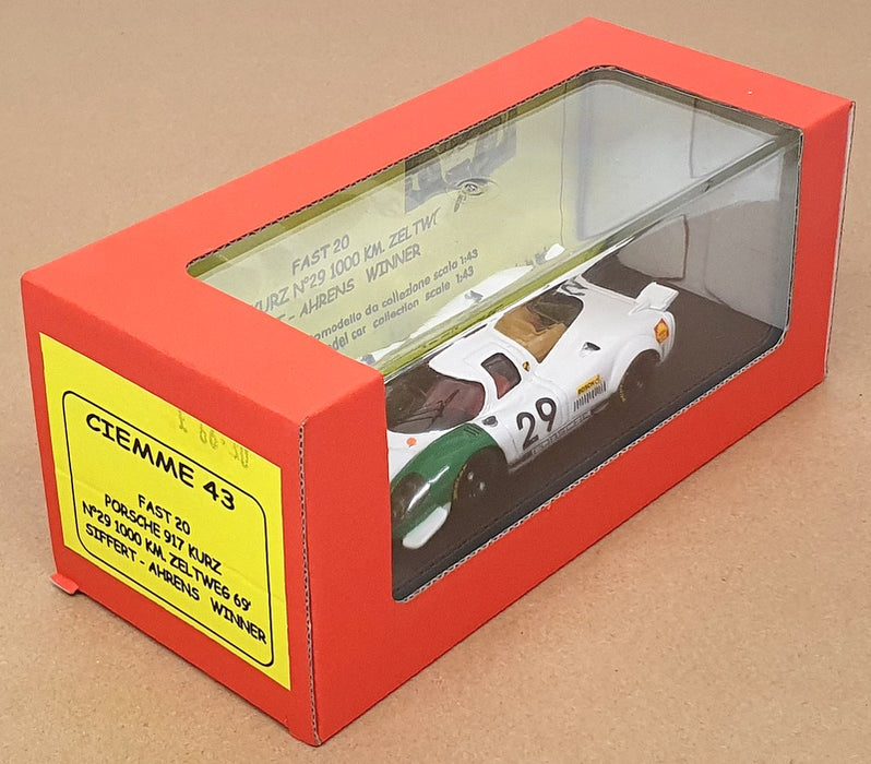 Ciemme 43 1/43 Scale FAST 20 - Porsche 917K #29 Winner 1000Km Zeltweg 1969