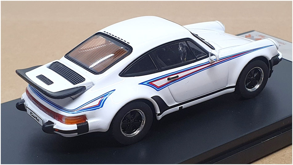 Ixo 1/43 Scale PRD109 - 1975 Porsche 911 Turbo Martini Edition - White