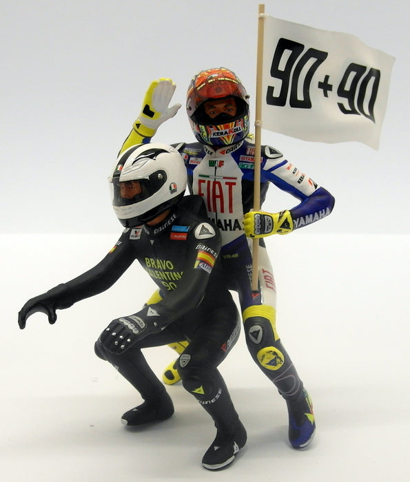 Minichamps 1/12 Scale 312 080190 Valentino Rossi Angel Nieto Figurine LeMans 2008