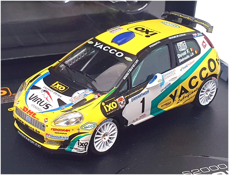 Ixo 1/43 Scale RAM284 - Fiat Punto S2000 #1 Winner Rally Condroz 2007 —  R.M.Toys Ltd