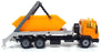 Siku 1/55 Scale Diecast 2826 - Mercedes Benz Skip Lorry - Orange