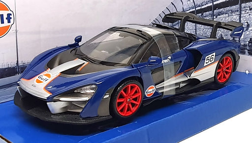 Motor Max 1/24 Scale 79668 - McLaren Senna (Gulf) Blue/Black/Silver