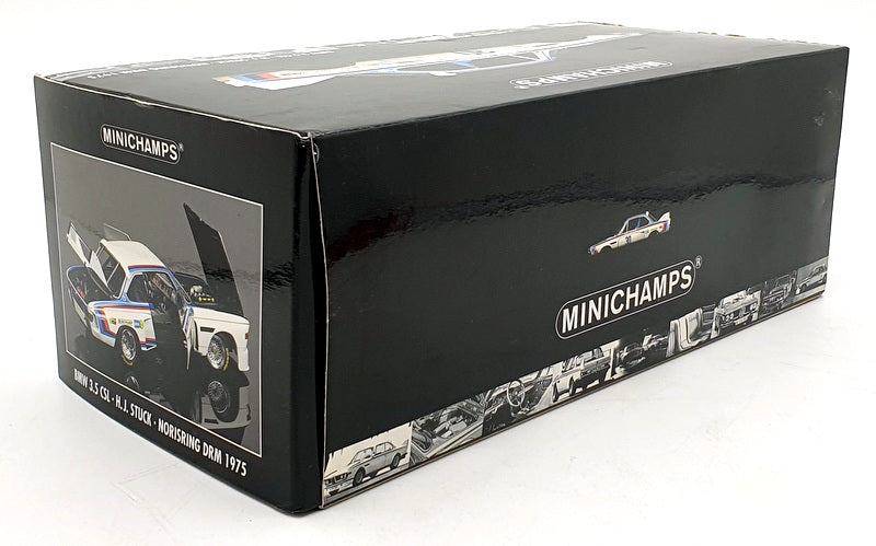 Minichamps 1/18 Scale 180 752930 - EMPTY BOX ONLY - 1975 BMW 3.5 CSL #30