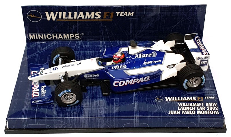 Minichamps 1/43 Scale 400 020096 - F1 Williams BMW Launch 2002 Montoya