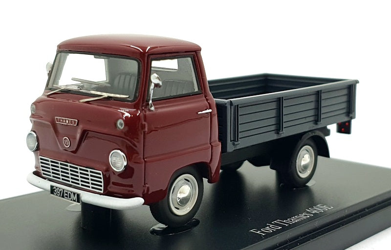 Autocult 1/43 Scale 08001 - Ford Thames 400E  - Dark Red/Dark Grey