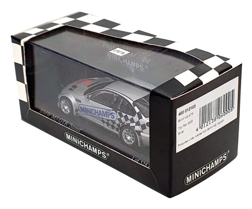 Minichamps 1/43 Scale 400 012103 - BMW M3 GTR Nurnberg Toy Fair 2005