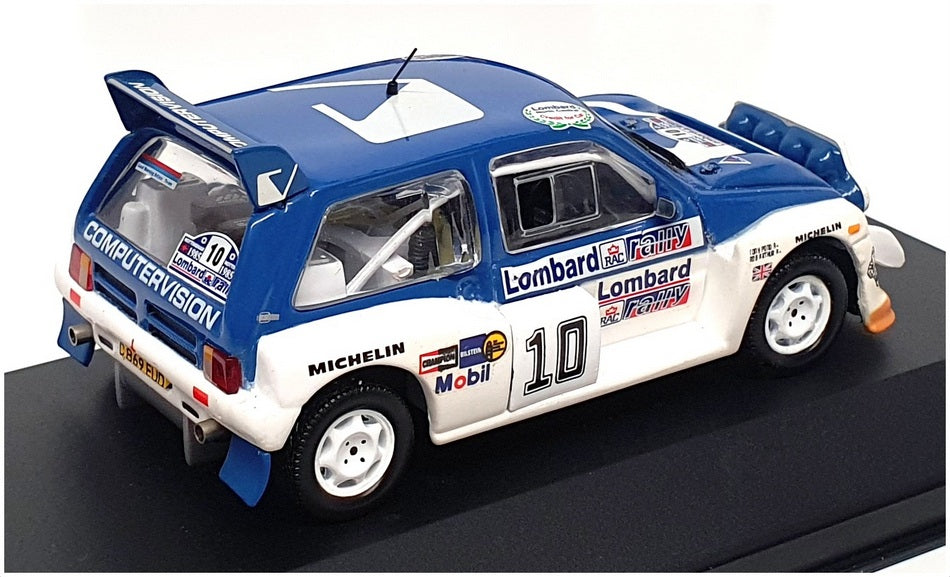 Ixo 1/43 Scale PA1085 - MG Metro 6R4 #10 Lombard RAC Rally 1985 - Blue/White