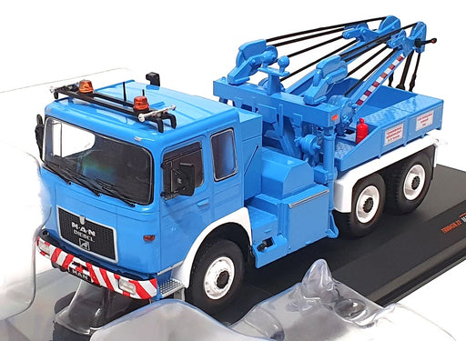 Ixo 1/43 Scale TRU043B - MAN F8 26.281 Breakdown Truck - Blue