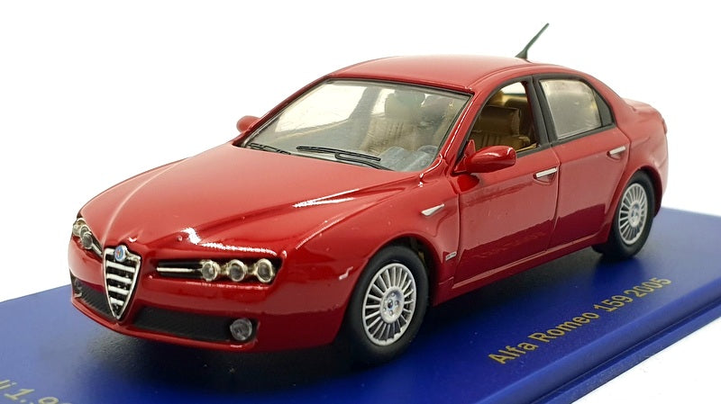 M4 Models 1/43 Scale Diecast 702602 - 2005 Alfa Romeo 159 Red