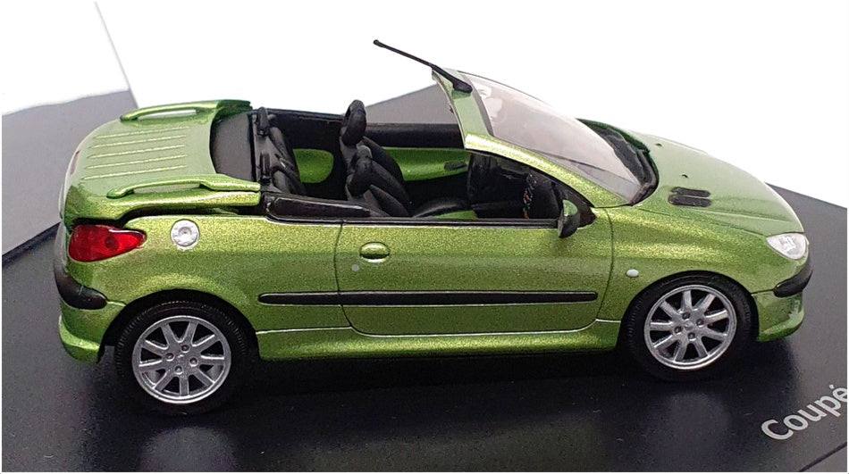 Norev 1/43 Scale 472623 - Peugeot 206cc Cabriolet - Met Lt Green