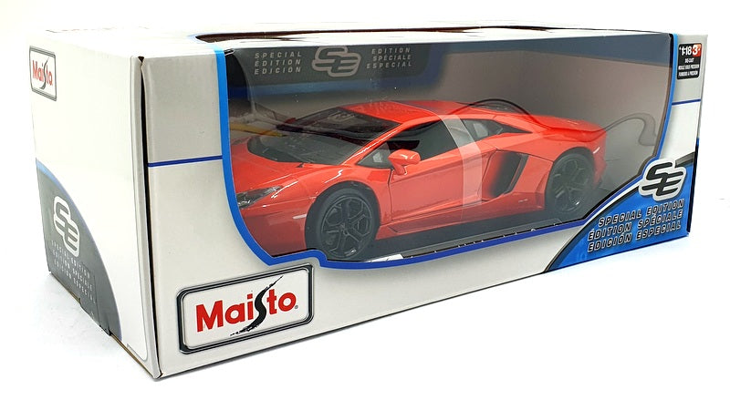 Maisto 1/18 Scale Diecast 46629 - Lamborghini Aventador Coupe - Red