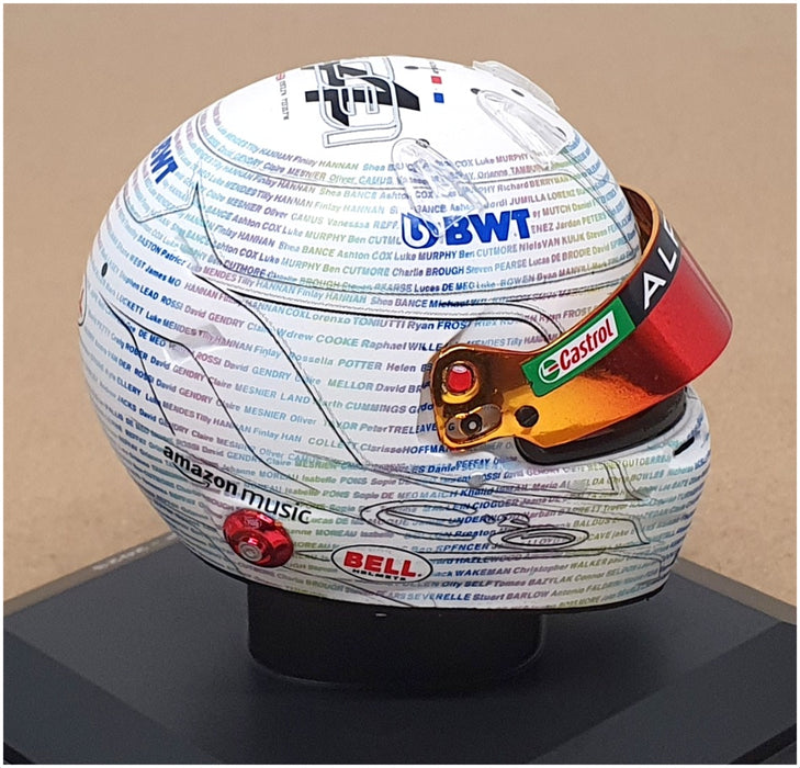 Spark 1/5 Scale 5HF118 - Helmet F1 BWT Alpine E. Ocon British GP 2023