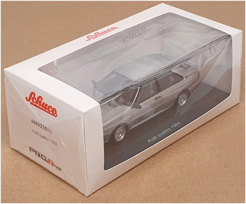 Schuco 1/43 Scale Resin 450923500 - 1984 Audi Quattro - Silver