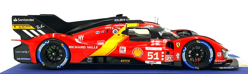 Look Smart 1/18 Scale LS18LM035 - Ferrari 499P AF Corse 24H Le Mans 2023 #51