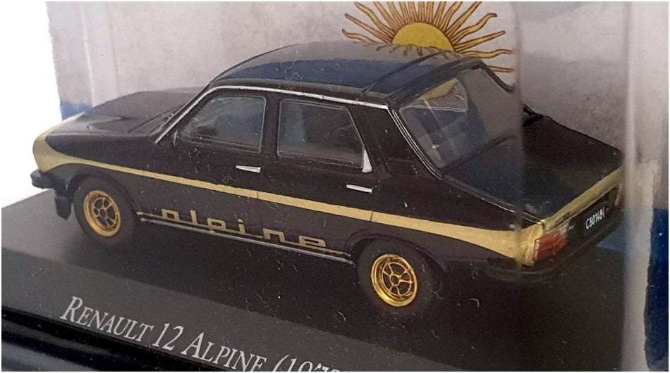 Altaya 1/43 Scale Diecast 23524D - 1978 Renault Alpine - Black/Gold