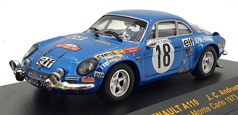 Ixo 1/43 Scale Diecast RAC013 - Alpine Renault A110 1st Monte-Carlo 1973 #18