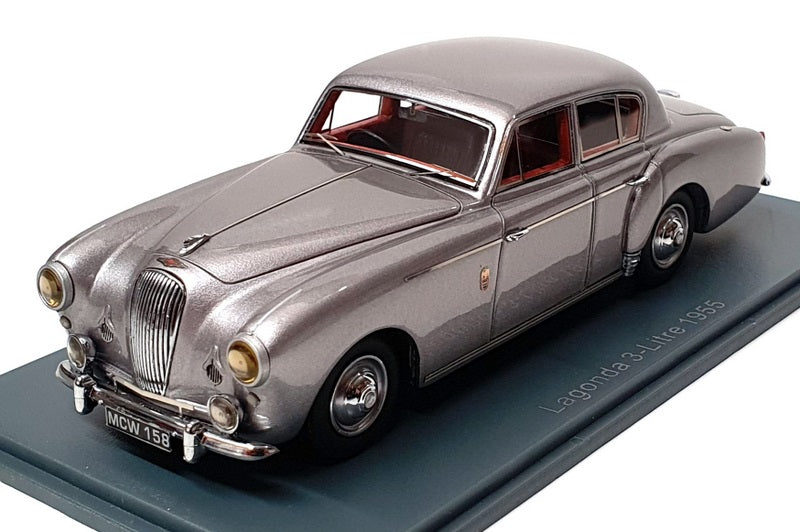 NEO 1/43 Scale Resin NEO45158 - 1955 Lagonda 3Ltr - Met Grey