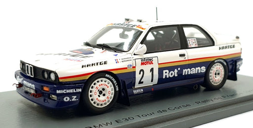 Spark Model 1/43 Scale S8485 BMW E30 #21 Tour de Corse Rally de France - 1989