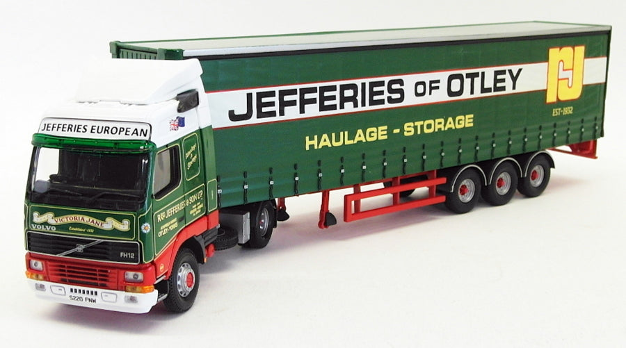 Corgi 1/50 Scale CC12416 - Volvo FH Globtrotter Curtainside - Jefferies