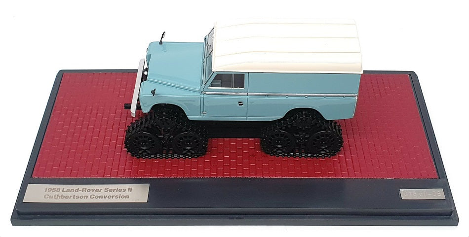 Matrix 1/43 MX41208-012 - 1958 Land Rover S2 Cuthbertson Conv - White/Turquoise 