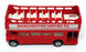 Corgi Appx 12cm Long 469 - AEC Routemaster Open Top Bus (Manchester Utd) Red