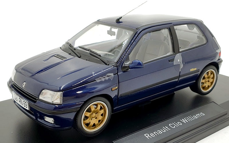 Norev 1/18 Scale Diecast 185230 - Renault Clio Williams 1993 - Blue