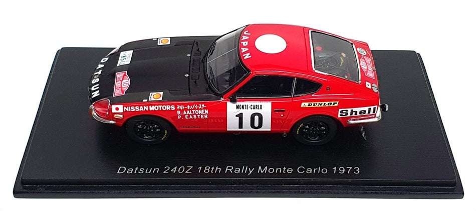 Spark 1/43 Scale S6286 - Datsun 240Z 18th #10 Monte Carlo 1973