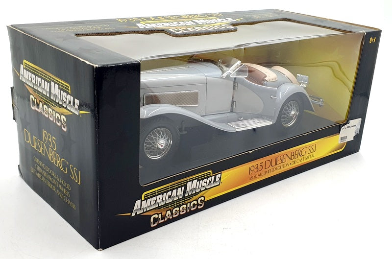 Ertl 1/18 Scale Diecast 32881 - 1935 Duesenberg SSJ - Grey