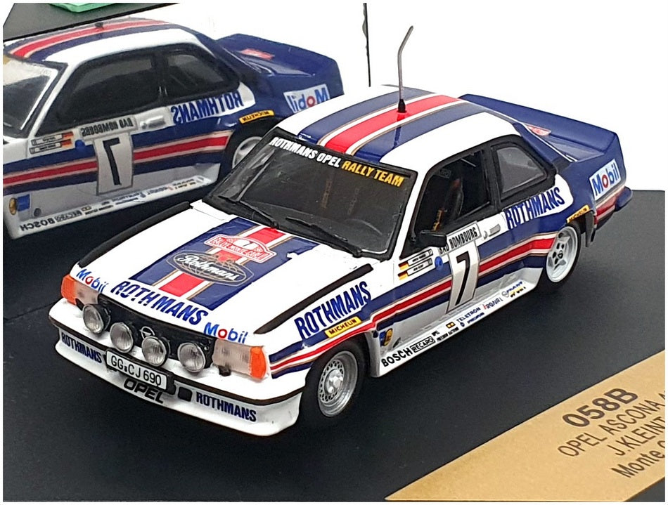 Vitesse 1/43 Scale 058B - Opel Ascona 400 Monte Carlo 1982 #7 Kleint