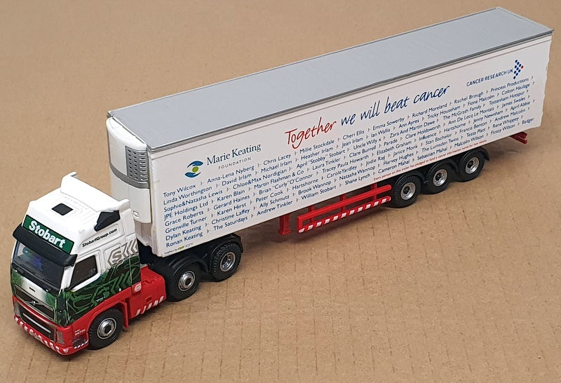 Oxford Diecast 1/76 Scale VOL02FR - Volvo Truck & Fridge Trailer Stobart Malcolm