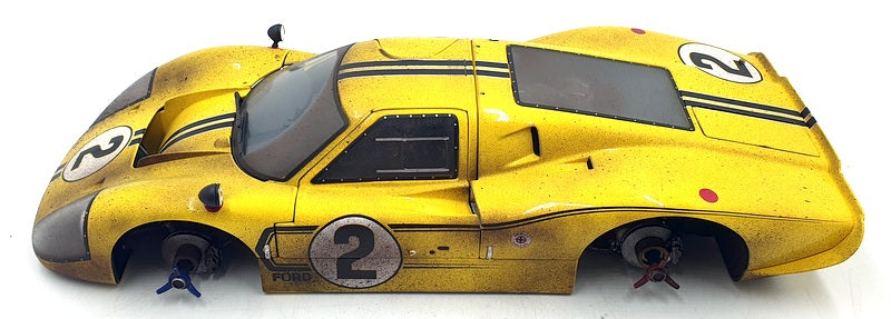 GMP 1/12 Scale Diecast 12074 - Ford GT 40 Mark IV 1967 - Yellow #2 Race Version