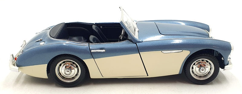 Ertl 1/18 Scale Diecast DC18924C - 1956 Austin Healey - Blue/Cream