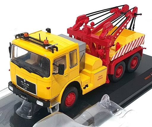 Ixo 1/43 Scale TRU043A - MAN F8 26.281 Breakdown Truck - Yellow/Red