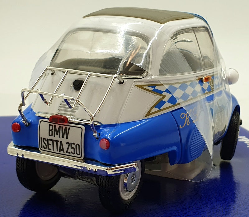 Revell 1/18 Scale Diecast 08972 - BMW Isetta 250 King Ludwig II - White/Blue