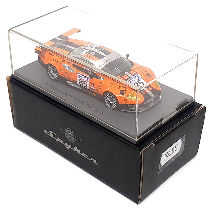 Replicars 1/43 Scale RC85 - Spyker C8 Double 12 #85 Le Mans 2003 - Orange