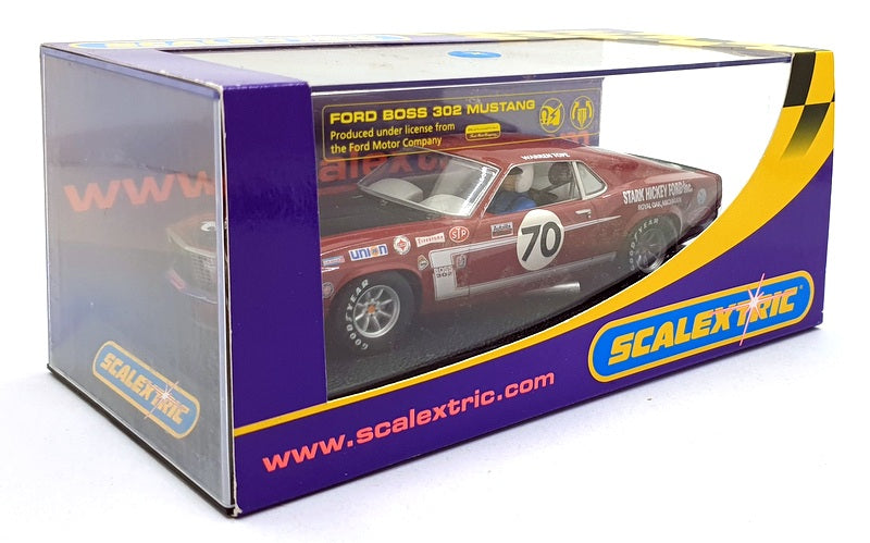 Scalextric 1/32 Scale Slot Car C2656 - 1969 Ford Mustang #70 Stark Hickey Inc