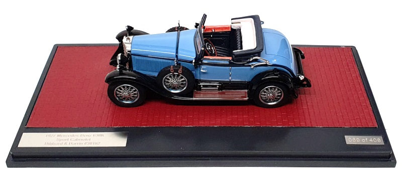 Matrix 1/43 Scale MX41302-201 - 1927 Mercedes Benz 630K Sport Cabriolet - Blue