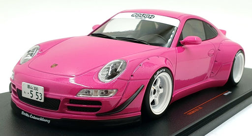 IXO 1/18 Scale Diecast 18CMC167 - Porsche RWB997 - Pink 