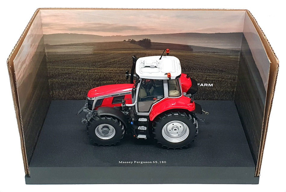 Universal Hobbies 1/32 Scale UH6459 - Massey Ferguson 6S.180 Tractor - Red/Grey