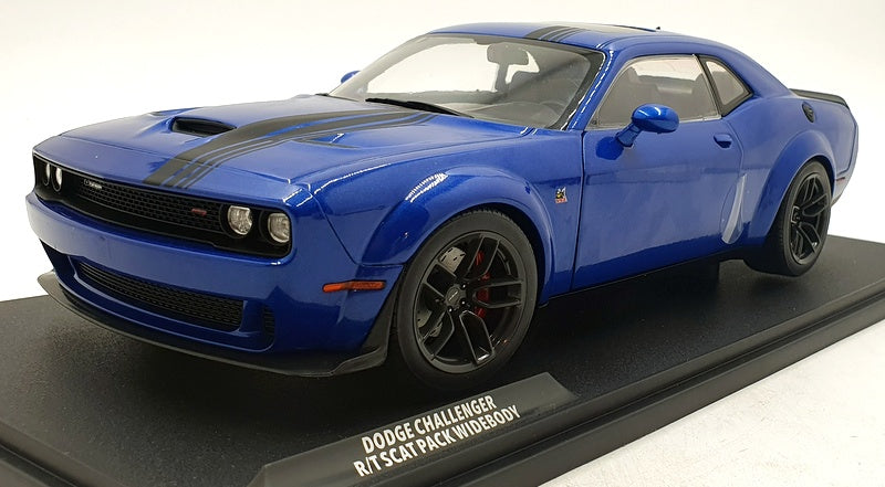 Solido 1/18 Scale S1805710 - Dodge Challenger R/T SCAT Pack Electric Blue 2023