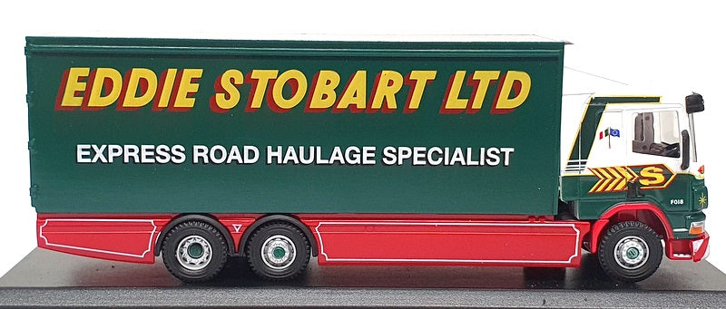 Oxford Diecast 1/76 Scale STOB028 - Scania 94D 6 Wheel Box Van Eddie Stobart Ltd