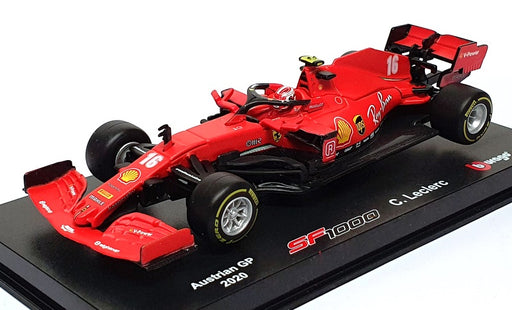 Burago 1/43 Scale 18-36819 - F1 Ferrari SF1000 #16 Austrian GP 2020 C. Leclerc