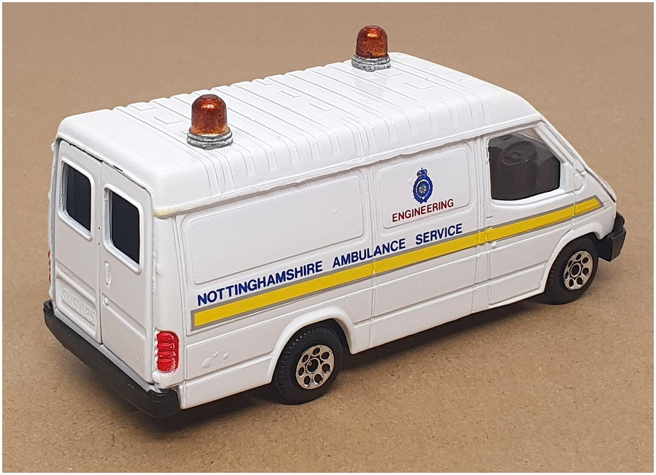 Corgi Diecast C656/28 - Ford Transit Van (Nottingham Ambulance Service) White