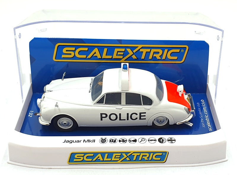 Scalextric 1/32 Scale Slot Car C4420 - Jaguar MkII - Police Edition