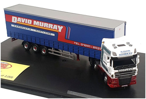 Oxford Diecast 1/76 Scale DAF06CS - DAF Truck & Trailer (David Murray)