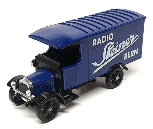 Corgi Appx 13cm Long 14224ST - Radio TV Steiner Thornycroft Van - Blue