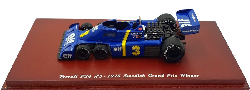 TSM Model 1/43 Scale TSM10439 - Tyrell P34 #3 1976 Swedish Grand Prix 1st