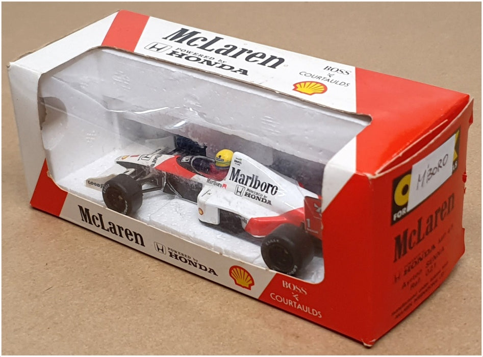 Onyx 1/43 Scale 021 - F1 McLaren Honda MP 4/5 M'Boro - Ayrton Senna