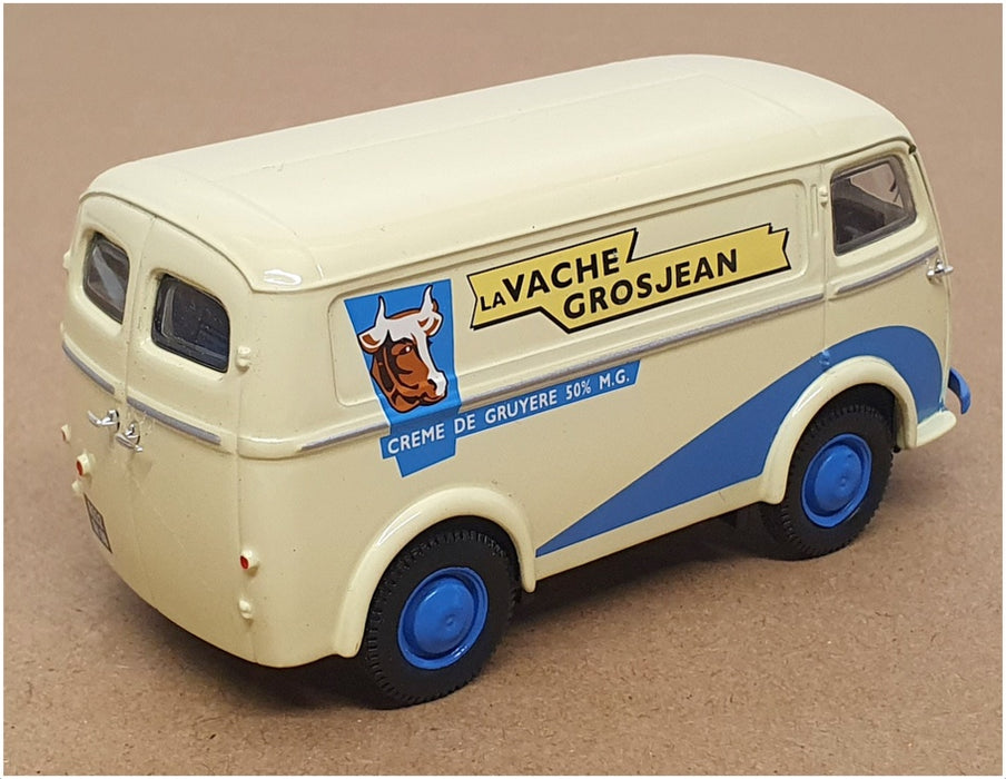 Corgi 1/43 Scale 70604 - Peugeot D3A Van (La Vache Grosjean) Cream/Blue