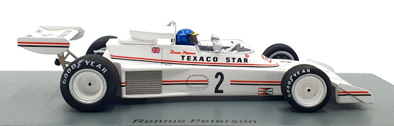 Spark 1/43 Scale S7303 - Lotus 74 G.B. GP 1973 F2 #2 Ronnie Peterson